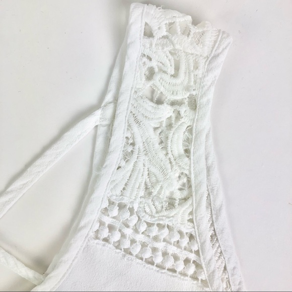 MOD Boutique Crochet Slit Back Tank Top - Picture 6 of 9